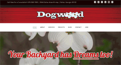 Desktop Screenshot of dogwoodlandscaping.net